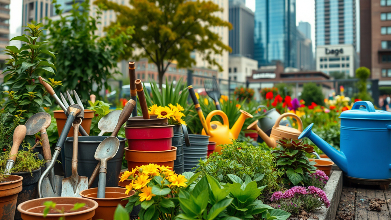 Maximize Your Space: Rent Urban Gardening Tools for Thriving Greenery in the City